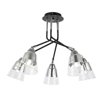 Люстра потолочная lirino (evoluce) черный 44 см.