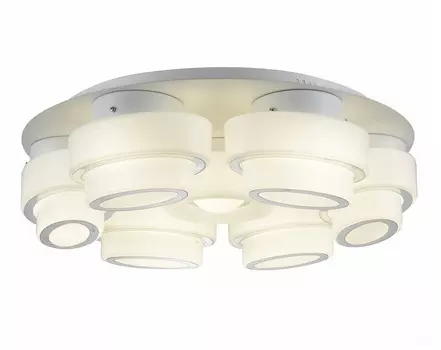 Люстра потолочная ovale (st luce) белый 18 см.