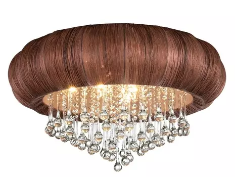 Люстра потолочная preferita (st luce) коричневый 30 см.