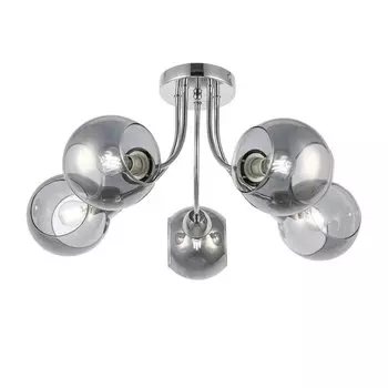 Люстра потолочная relotte (evoluce) серебристый 29 см.