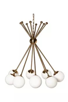 Люстра потолочная шары (garda decor) золотой 85.0 см.