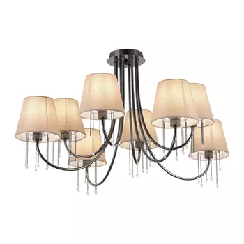 Люстра потолочная st luce alluria sle1118-802-08 (st luce) бежевый