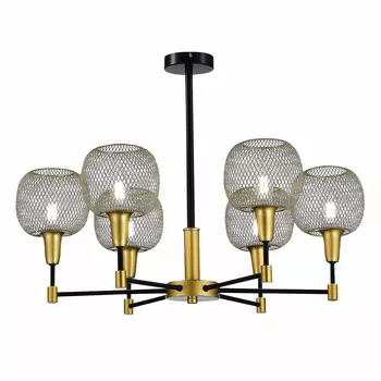 Люстра потолочная st luce elitis sle1137-402-06 (st luce) черный