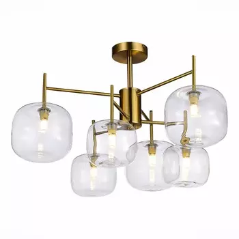 Люстра потолочная st luce finn sl1049.302.06 (st luce) прозрачный