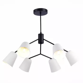 Люстра потолочная st luce mario sle155942-06 (st luce) черный