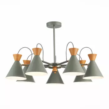 Люстра потолочная st luce modica sle125112-07 (st luce) серый