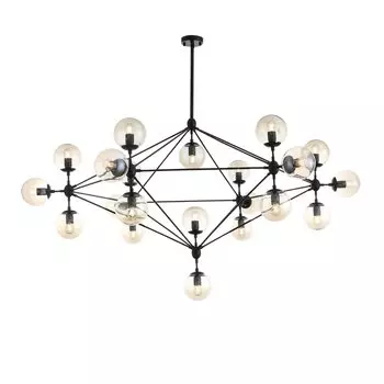 Люстра потолочная stampo (st luce) черный 120 см.