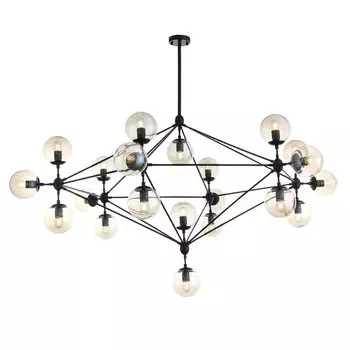Люстра потолочная stampo (st luce) черный 98 см.