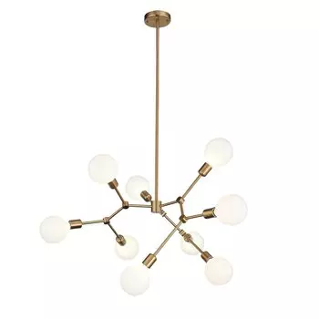Люстра потолочная tavere (st luce) золотой 82 см.