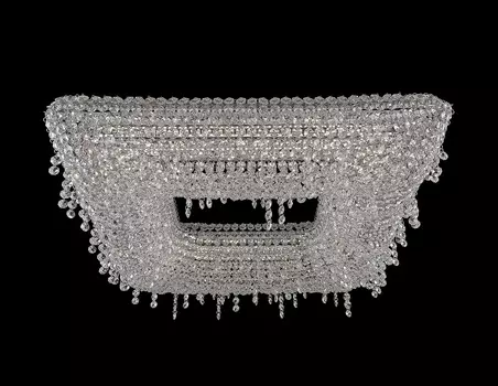 Люстра rimini quadro (apl led) прозрачный 60x20x60 см.