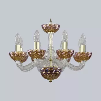 Люстра shampan-2 (bohemia ivele crystal) золотой 33 см.