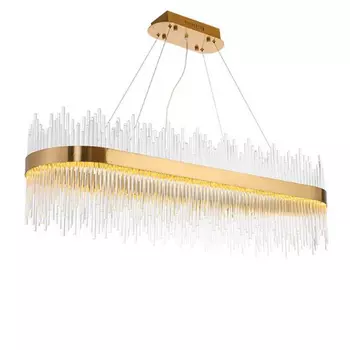 Люстра stripglass (mak-interior) золотой 100x34x35 см.