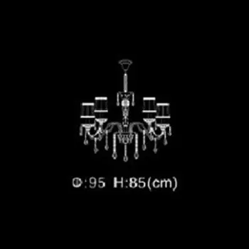 Люстра (to4rooms) бежевый 95x85x95 см.