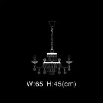 Люстра (to4rooms) серебристый 65x45x65 см.