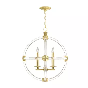 Люстра volterra (gramercy) золотой 45x100x45 см.