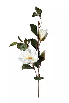 Магнолия белая (garda decor) белый 82 см.