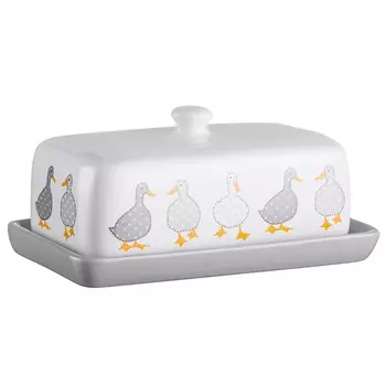 Масленка madison (p&amp;k) белый 17x8x11 см.