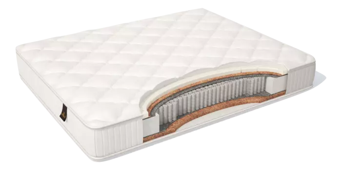 Матрас trieste 90*190 (materlux) белый 90x21.0x190 см.