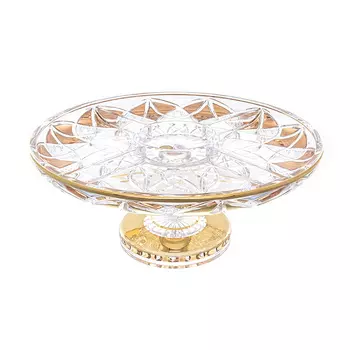 Менажница bohemia max crystal (bohemia) золотой