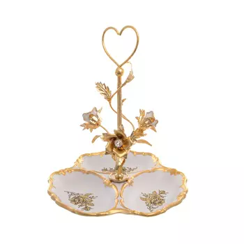 Менажница bruno costenaro (bruno costenaro) золотой 30x26 см.