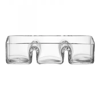 Менажница из 3 секций serve (30 см) (lsa international) прозрачный 30.0x7.0x11.0 см.