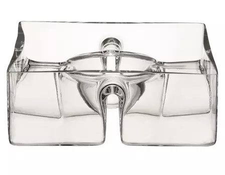 Менажница квадратная serve (lsa international) прозрачный 23x7x22 см.