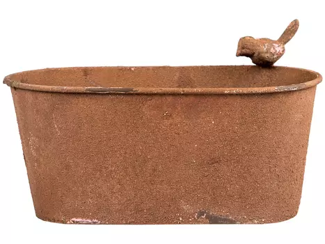 Металлическое кашпо сиена (object desire) коричневый 23.0x13.5x10.5 см.