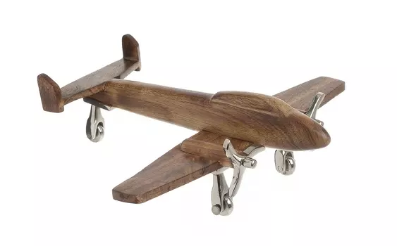 Модель самолет mervin (to4rooms) коричневый 28.0x8.5x25.0 см.