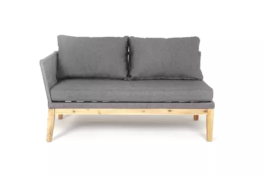Модуль диванный боковой левый барселона (outdoor) серый 140x75x66 см.