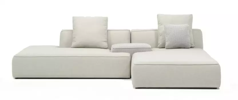 Модульный диван goff (icon designe) белый 300x70x135 см.
