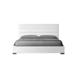 Мягкая кровать modena horizon 160*200 (idealbeds) белый 170x130x212 см.