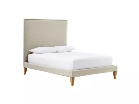 Мягкая кровать morgana 140*200 (myfurnish) бежевый 156.0x110x215 см.