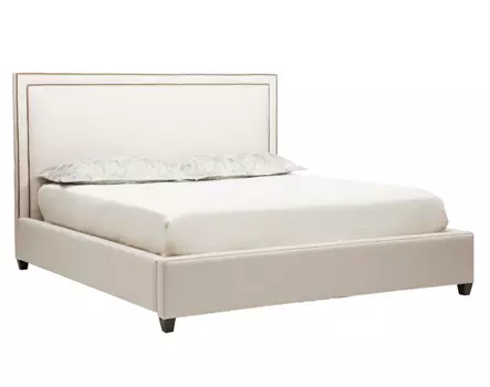 Мягкая кровать wisconsin (myfurnish) бежевый 170x140x215 см.