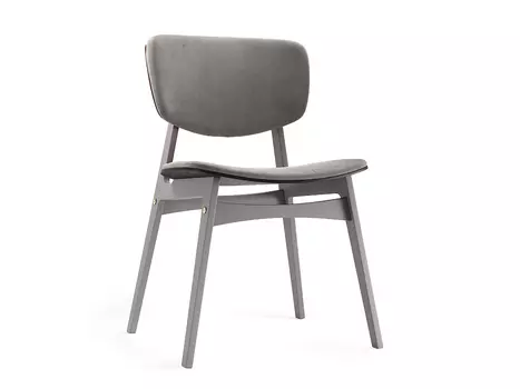 Мягкий стул sid (the idea) серый 52x82x47 см.