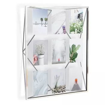 Мультирамка настенная prisma хром (umbra) белый 46.0x56x9.0 см.