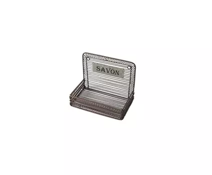 Мыльница jasmin (to4rooms) серый 12x15x9 см.