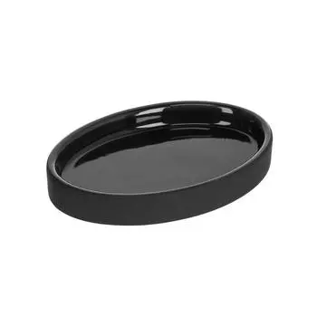 Мыльница riga (la forma) черный 13x2x9 см.