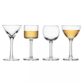 Набор бокалов для ликёра lulu (4 шт) (lsa international) прозрачный 22x11x6 см.