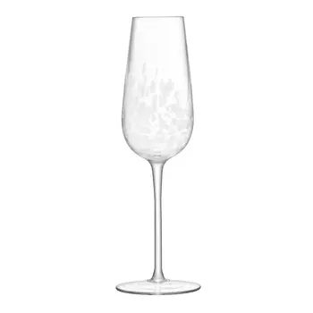 Набор бокалов для шампанского stipple (2 шт) (lsa international) белый 24x15x7 см.