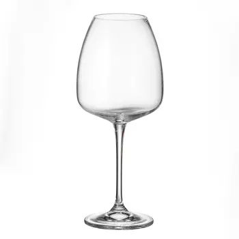 Набор бокалов для вина anser/alizee (crystalite bohemia) прозрачный 65x53x44 см.