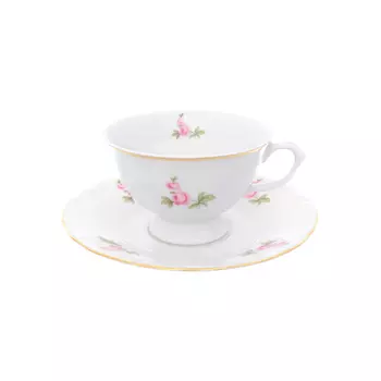 Набор чайных пар мейсенский букет классическая чашка (repast) белый