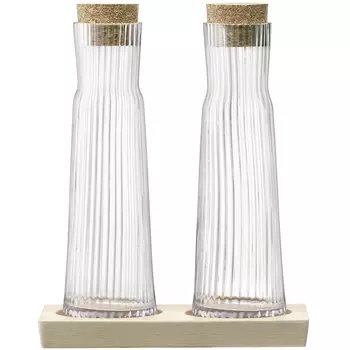 Набор для масла и уксуса gio line (lsa international) прозрачный