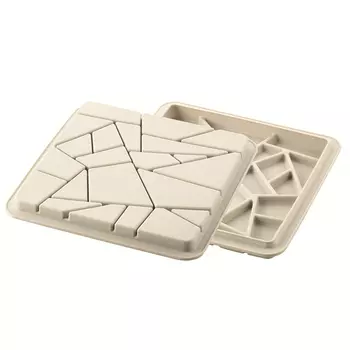 Набор для приготовления пирогов tarte liberty (silikomart) бежевый 20x2x20 см.