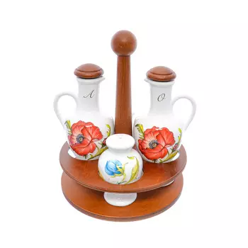 Набор для специй nuova cer (5 предметов) (nuova cer) бежевый