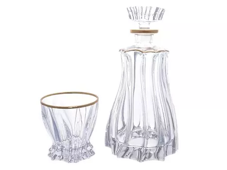 Набор для виски plantica (aurum crystal) прозрачный