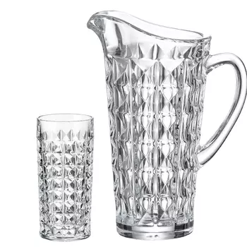 Набор для воды diamond (7 предметов) (crystalite bohemia) прозрачный