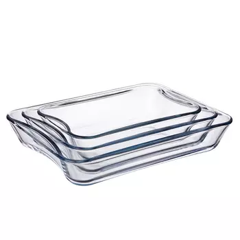 Набор форм для выпекания simax exclusive (3 шт) (simax) прозрачный