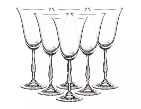 Набор фужеров для вина fregata/antik (crystalite bohemia) прозрачный