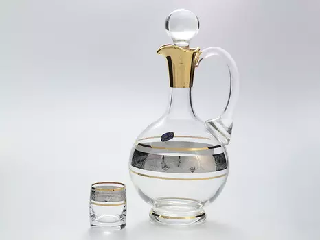 Набор идеал панто v-d 7 предметов 60мл, 1.35л (crystalex bohemia) прозрачный