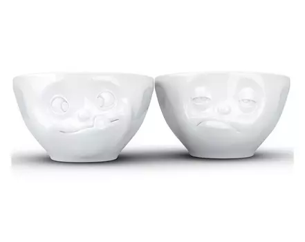 Набор из 2 чаш tassen snoozy &amp; tasty (tassen) белый 17x7x21 см.